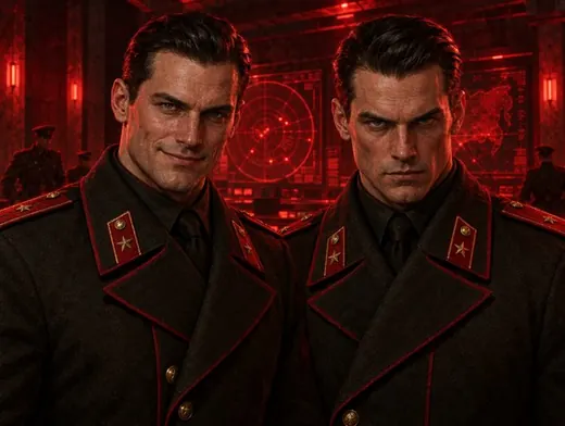 The Orlov Twins, two Red Union officers